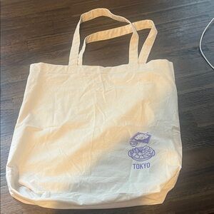 Exclusive Uniqlo Tokyo Graphic Canvas Tote Bag